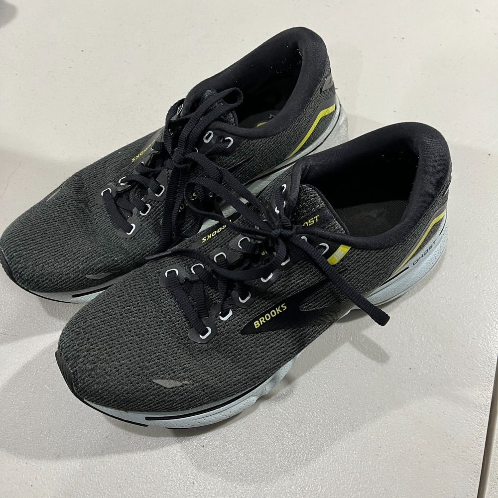 Brooks Ghost 15 Men's Running Shoes Nightlife Grey 9 D workout gym